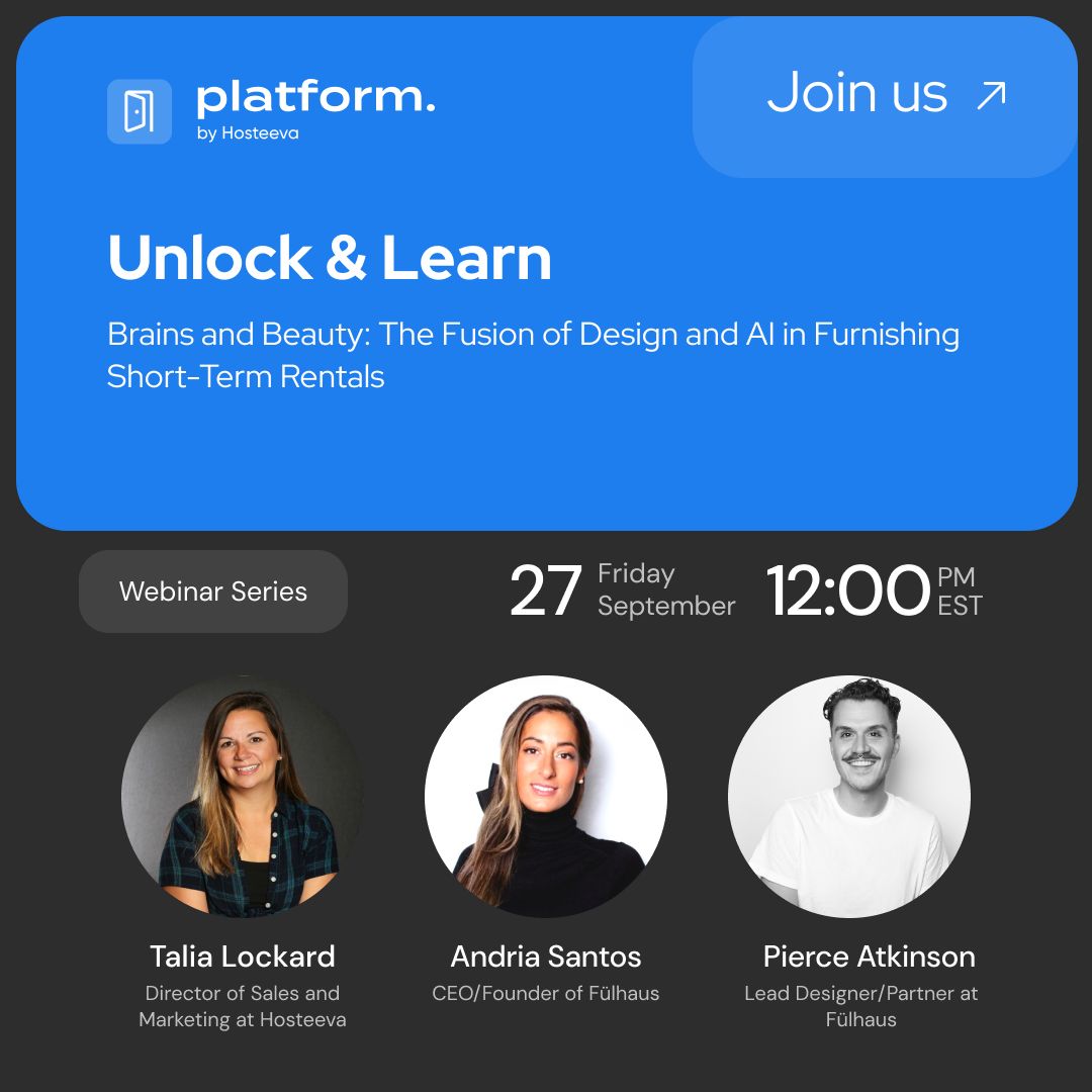 Unlock & Learn Episode 12: Brains and Beauty: The Fusion of Design and AI in Furnishing Short-Term Rentals